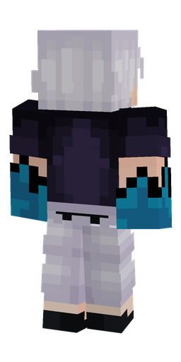 Black skin: body, back render