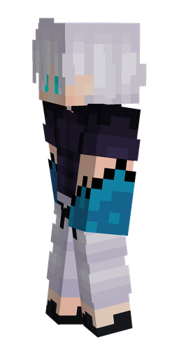 Black skin: body, left side render
