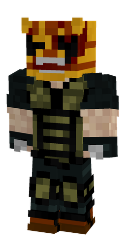 Black skin: body, front render