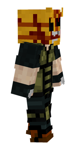 Black skin: body, right side render