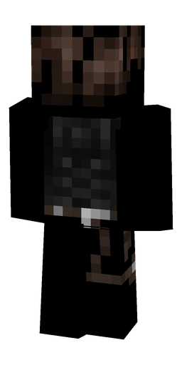 Black skin: body, back render