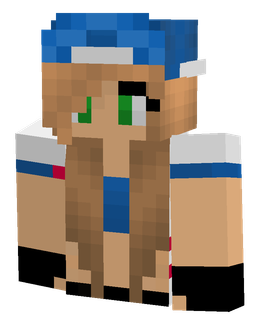 Blue skin: bust render