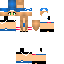 Blue skin: raw texture render