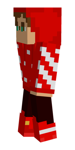 Black skin: body, left side render