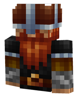 Black skin: bust render