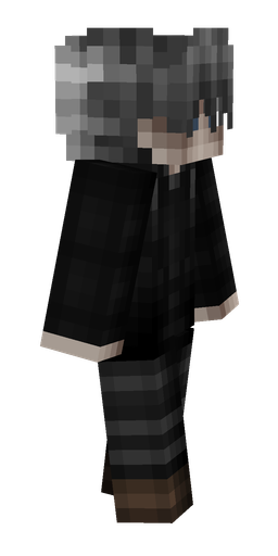 Black skin: body, right side render