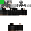 Black skin: raw texture render