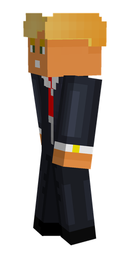 Black skin: body, left side render