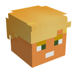 Black skin: head render