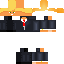 Black skin: raw texture render