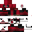 Black skin: raw texture render