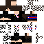Black skin: raw texture render