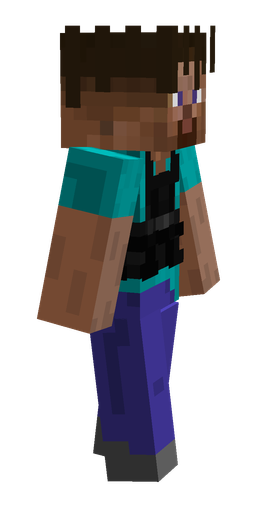 Black skin: body, right side render