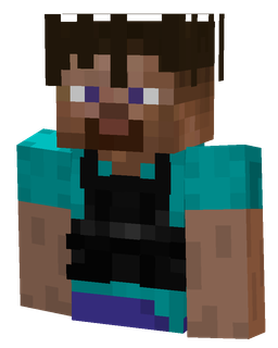 Black skin: bust render