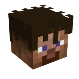 Black skin: head render