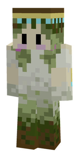Green skin: body, front render