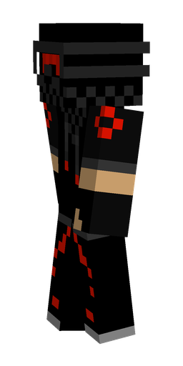 Black skin: body, left side render