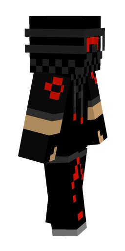Black skin: body, right side render