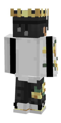 Black skin: body, back render