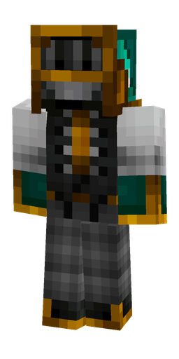 Black skin: body, back render