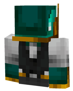 Black skin: bust render