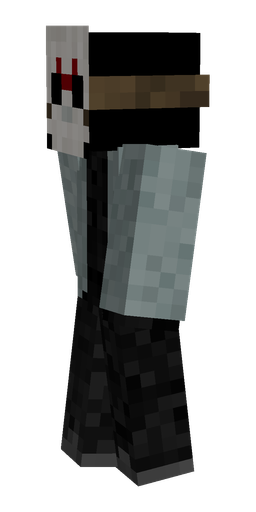 Black skin: body, left side render