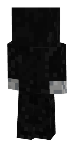 Black skin: body, back render