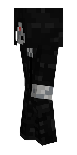 Black skin: body, left side render