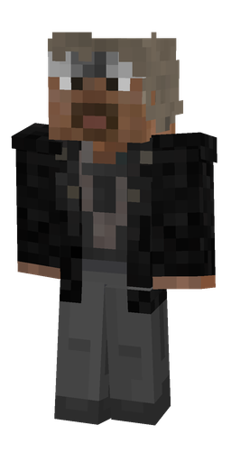 Black skin: body, front render