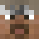 Black skin: face render