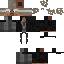 Black skin: raw texture render