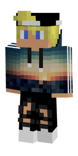 Black skin: body, front render