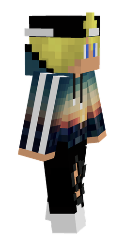 Black skin: body, right side render