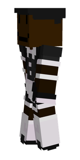 Black skin: body, left side render
