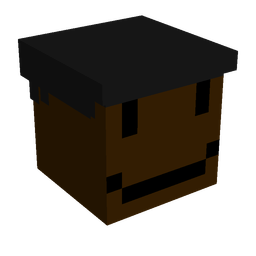 Black skin: head render