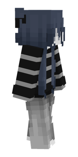 Black skin: body, right side render