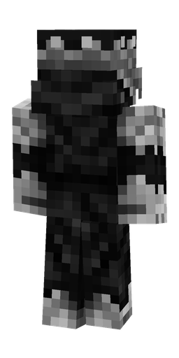 Black skin: body, back render