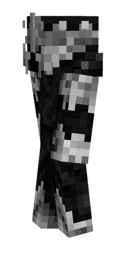 Black skin: body, left side render