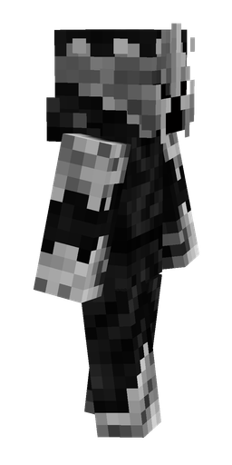 Black skin: body, right side render