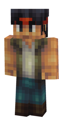 Black skin: body, front render