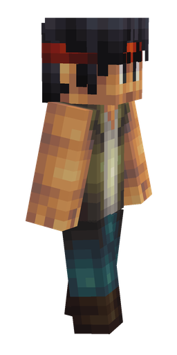 Black skin: body, right side render