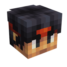 Black skin: head render