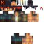 Black skin: raw texture render