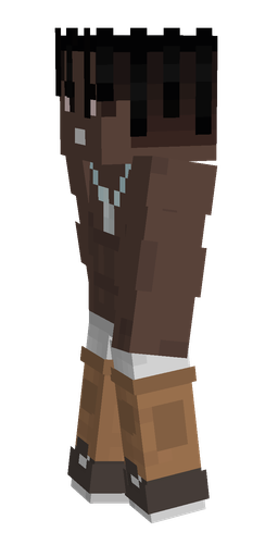 Black skin: body, left side render