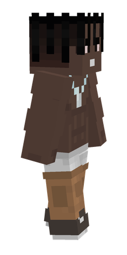 Black skin: body, right side render