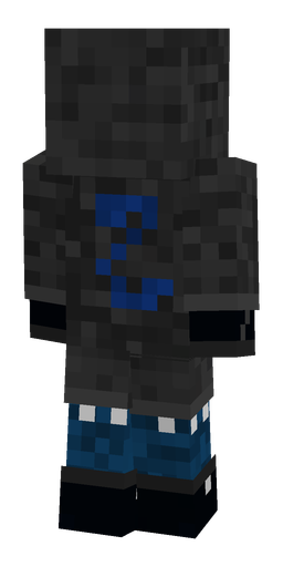 Black skin: body, back render