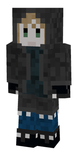 Black skin: body, front render