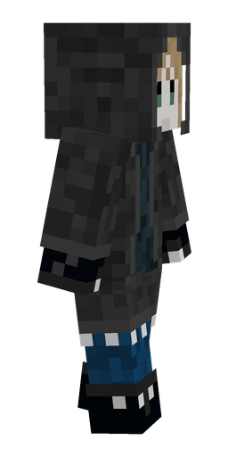 Black skin: body, right side render