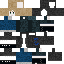 Black skin: raw texture render
