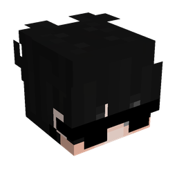 Black skin: head render